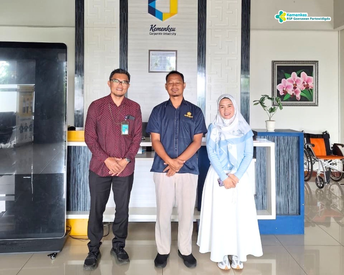 Kegiatan kunjungan pemasaraan dan peomosi kesehatan ke Kantor Pusdiklat Anggaran dan Perbendaharaan (Kemenkeu)