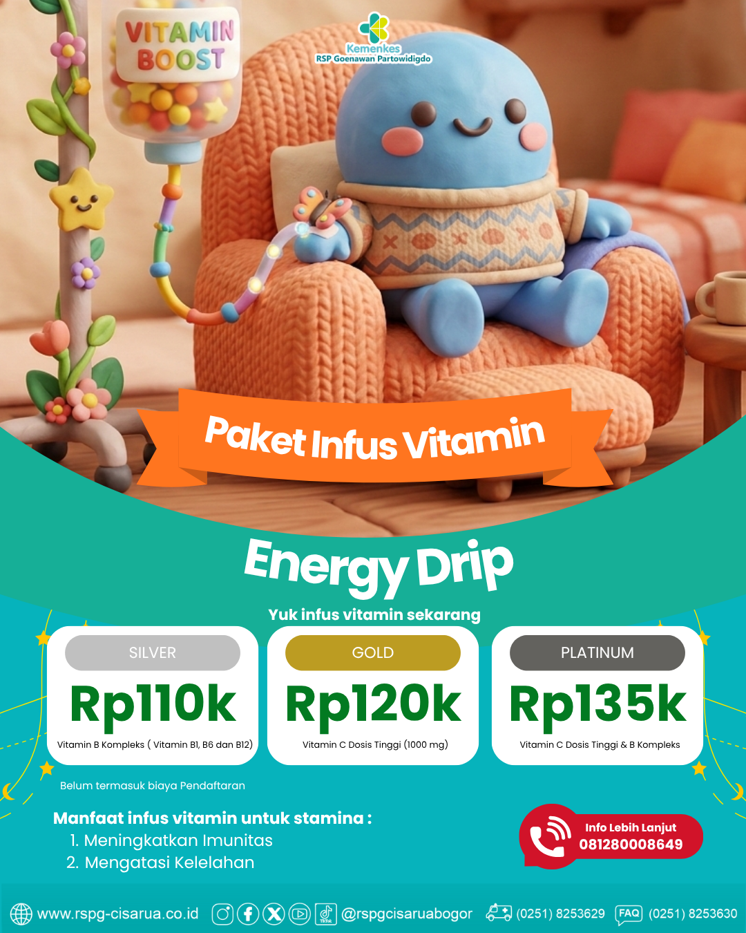 Paket Infus Vitamin