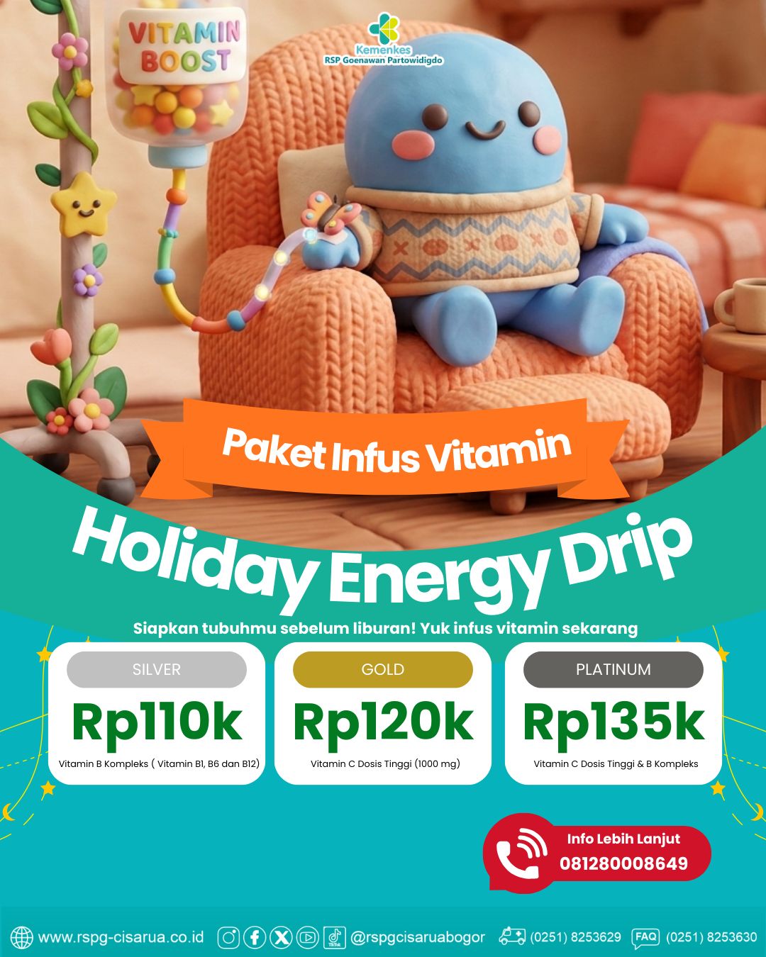Paket Infus Vitamin