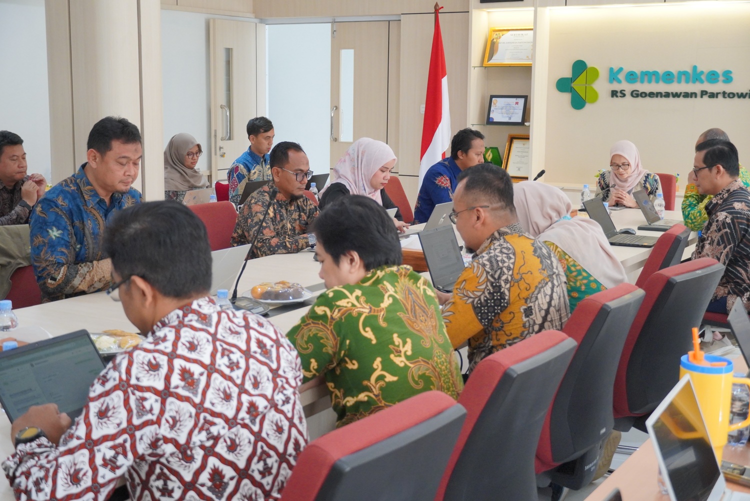 Visitasi Tim Ditjen Keslan, Bappenas dan AIIB ke RS Goenawan