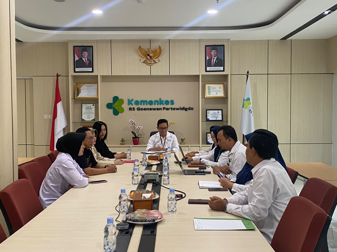 RS Goenawan Terima Kunjungan Audiensi UPD RS Marinir Cilandak