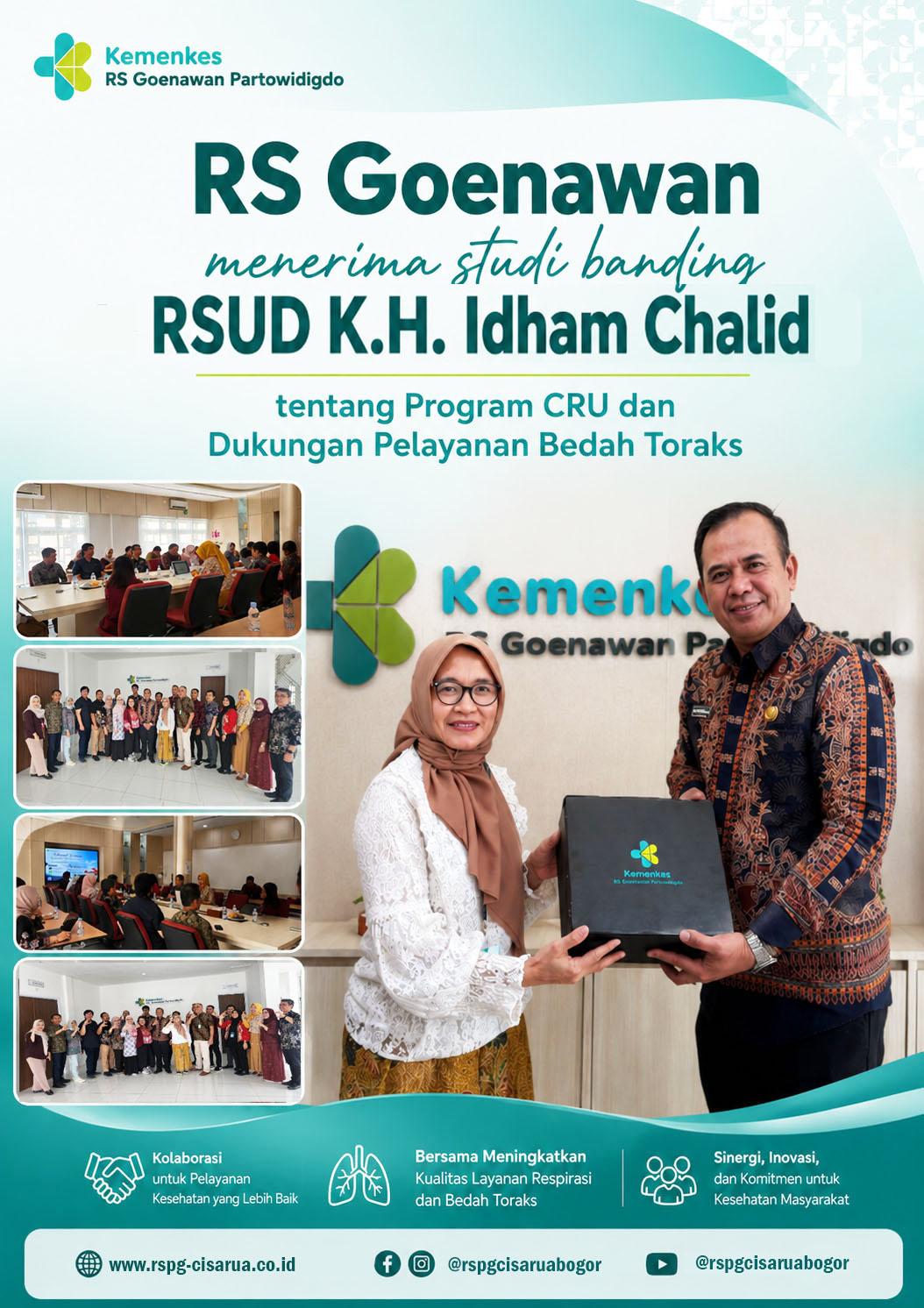 RS Goenawan Terima Studi Banding RSUD KH. Idham Chalid